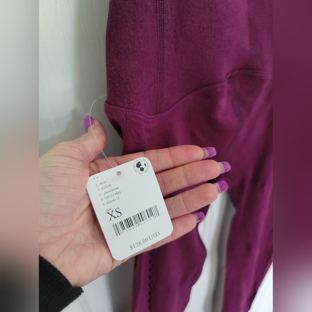 {NWT} ✨️Free People✨️High-Rise 7/8 Length Good Karma Leggings XS - Picture 6 of 9